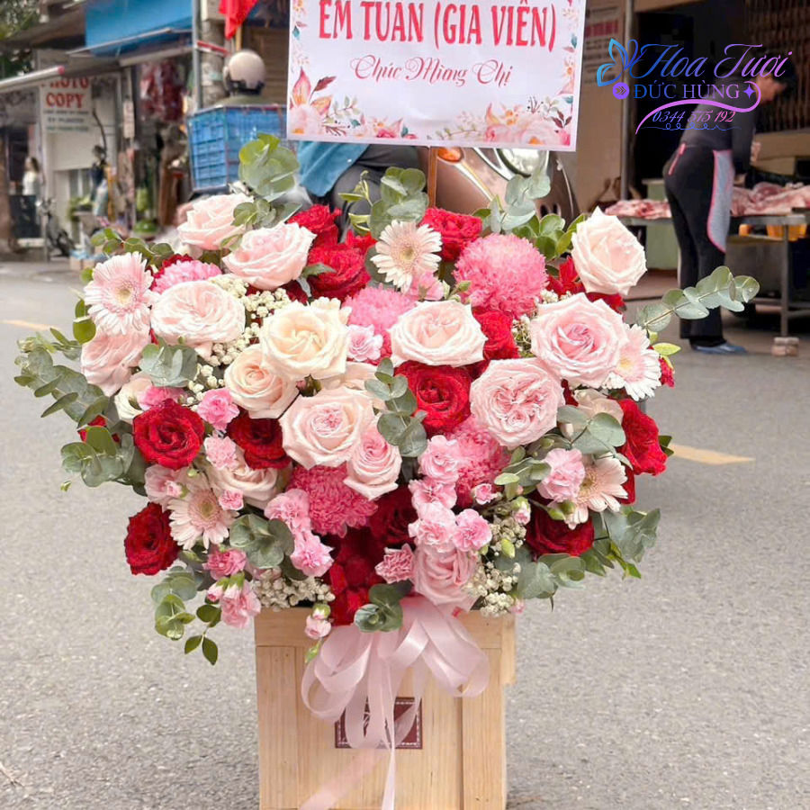 Đặt Giỏ Hoa Hồng GH035